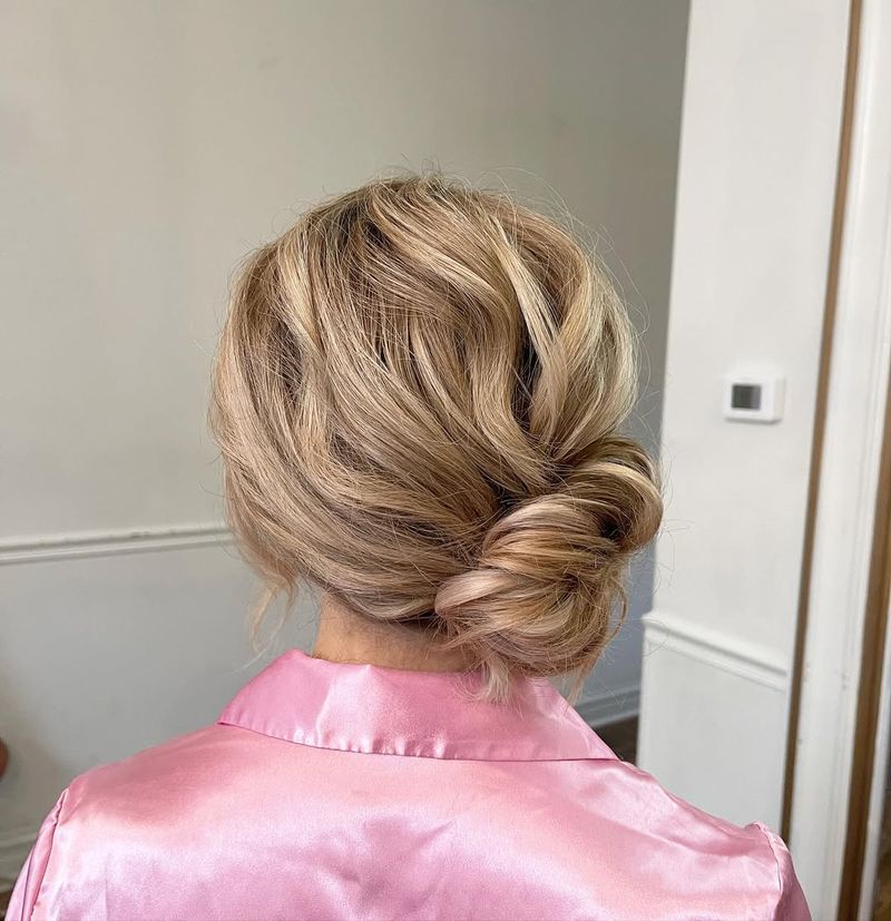 Elegante chignon laterale