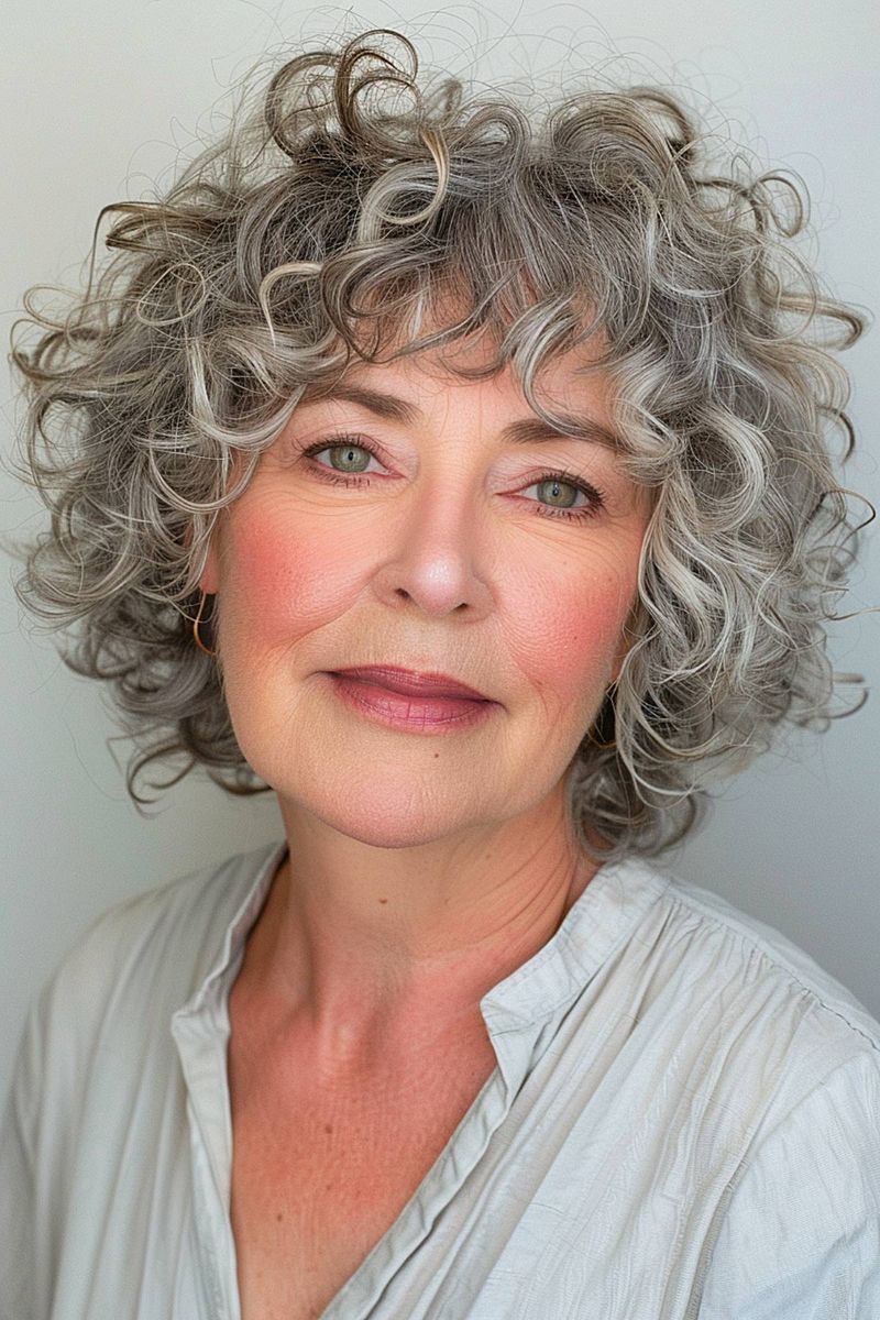 Voluminous Curly Crop