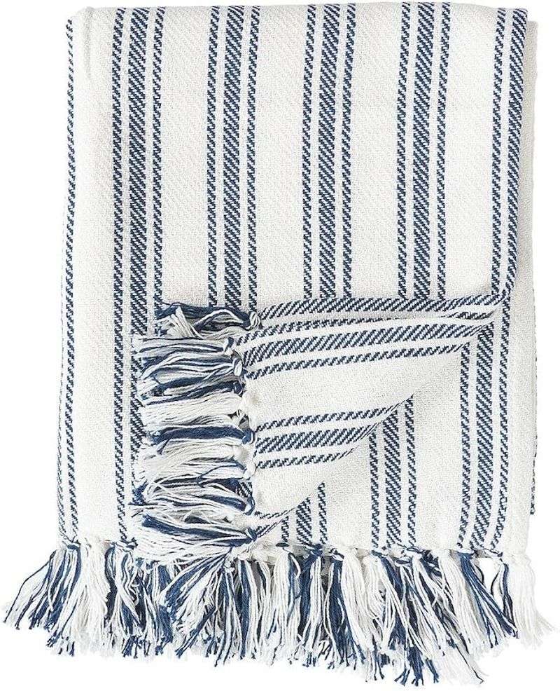 Striped Throw Blanket