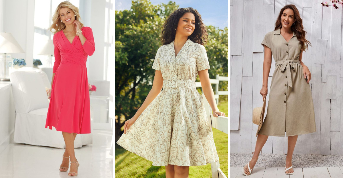 The 17 Best Casual Dress Styles For Petite Women Over 50