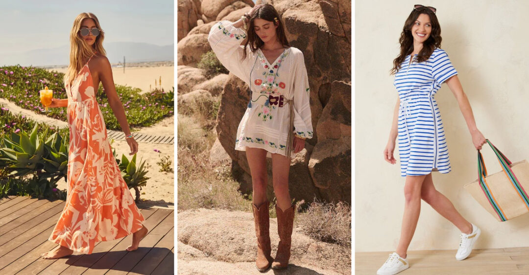 Girls Vacation Resort Dress Girls Summer Holiday Dress