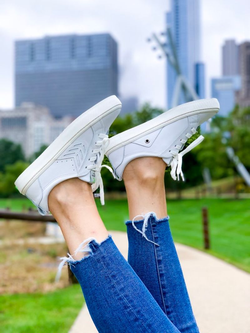 White Canvas Sneakers