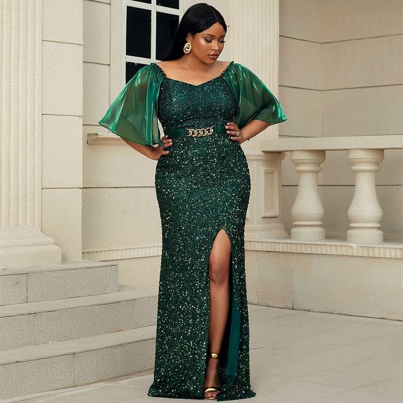 The Glamorous Sequined Dress