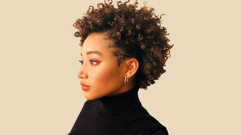 Curly Crop with Tapered Sides