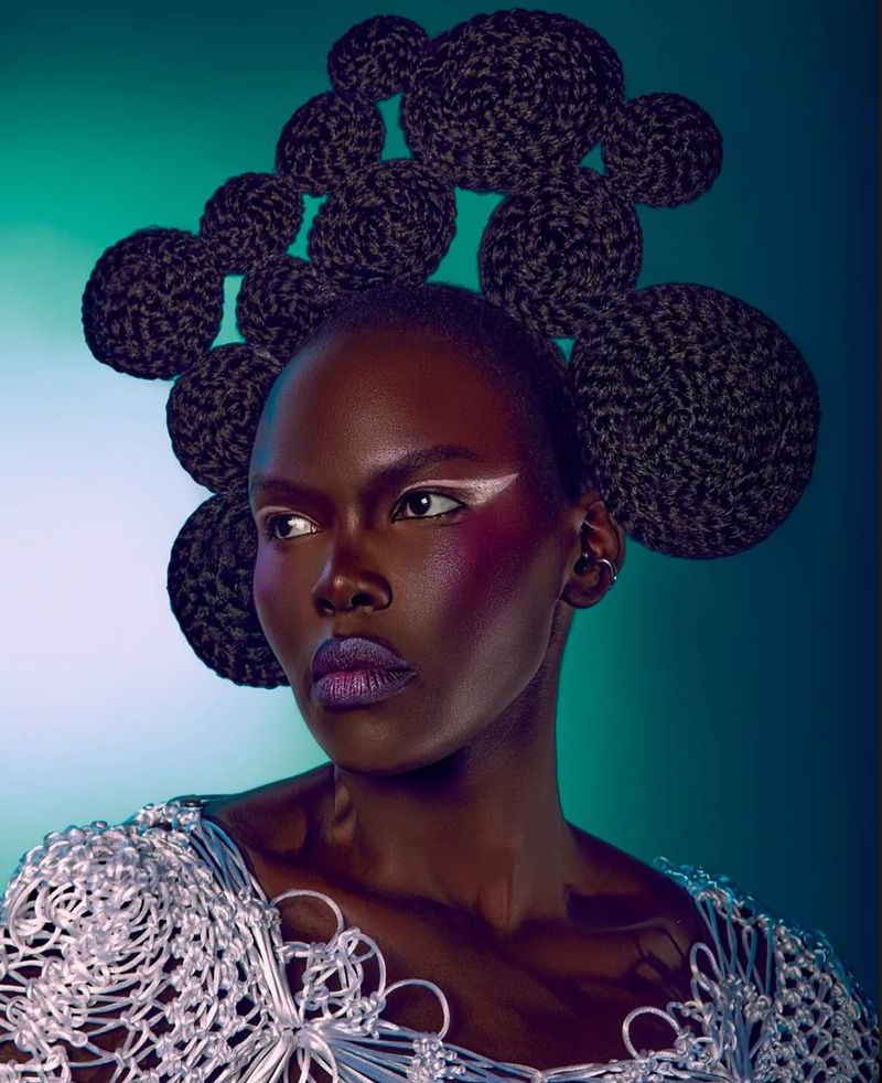 Afro scolpito