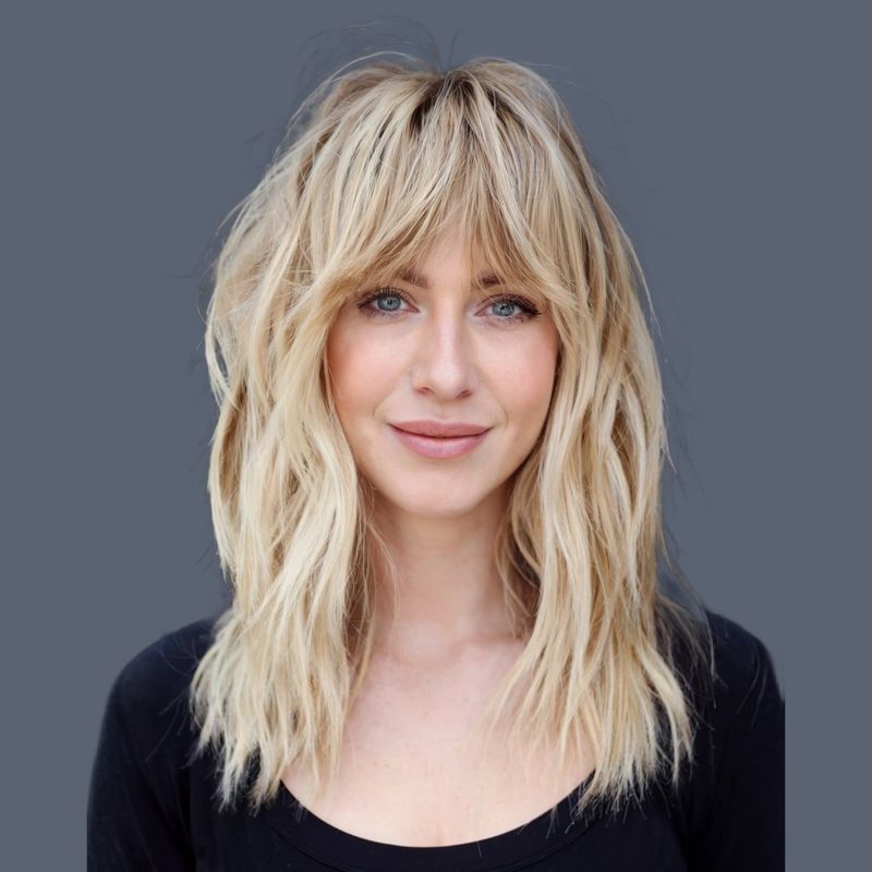 The Modern Shag with Bottleneck Bangs
