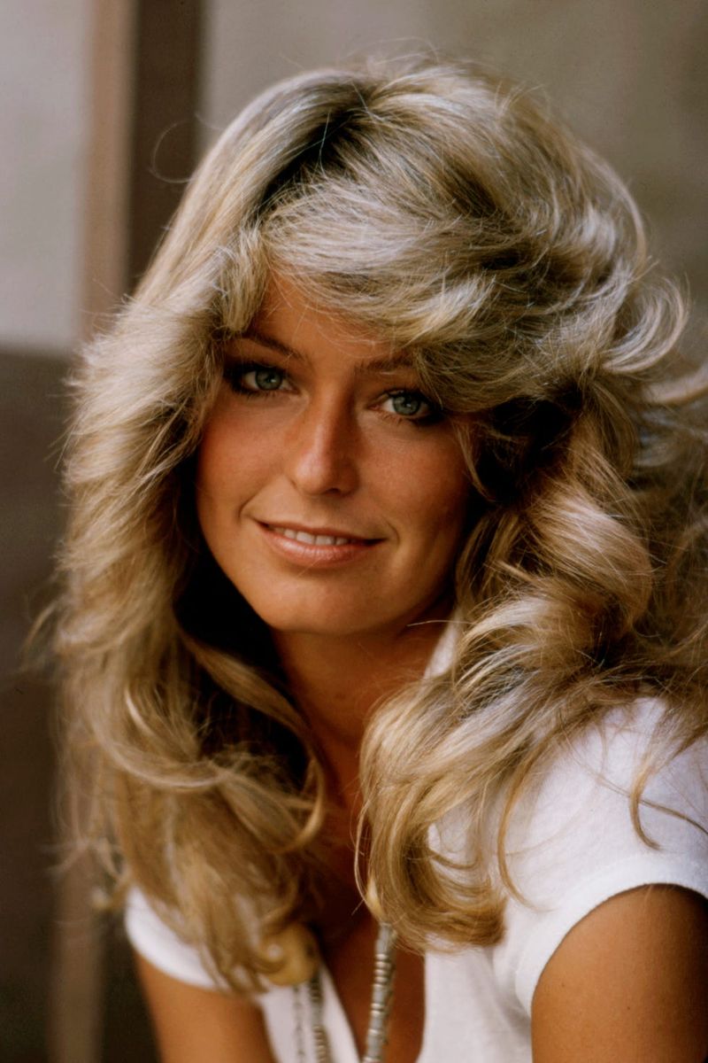 The Feathered Farrah Fawcett Flip