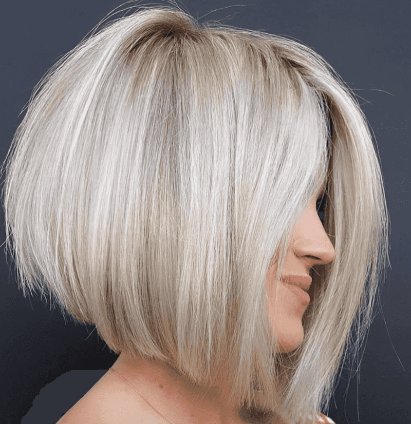 The Angled Blunt Bob