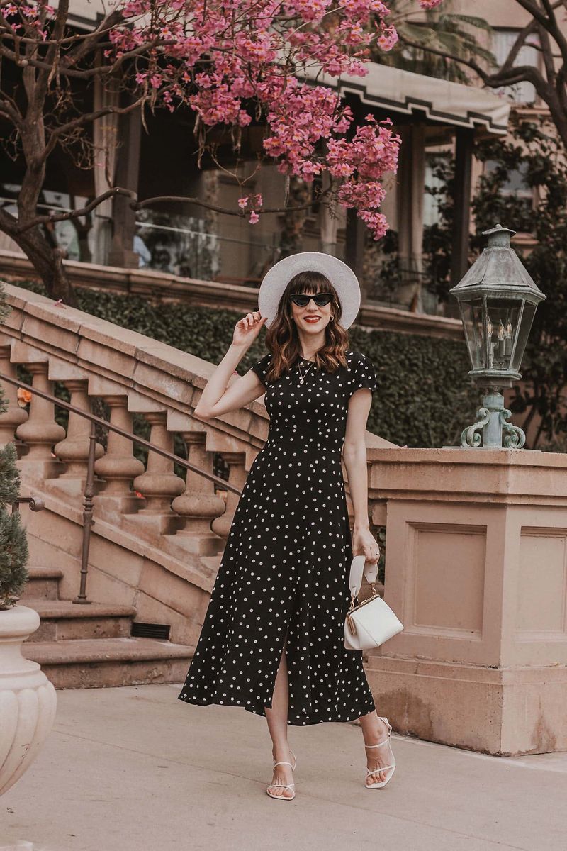 The Playful Polka Dot Dress