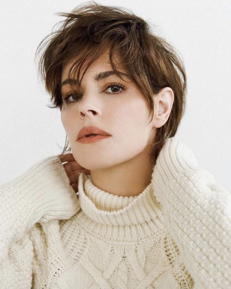 The Layered Modern Shag Pixie