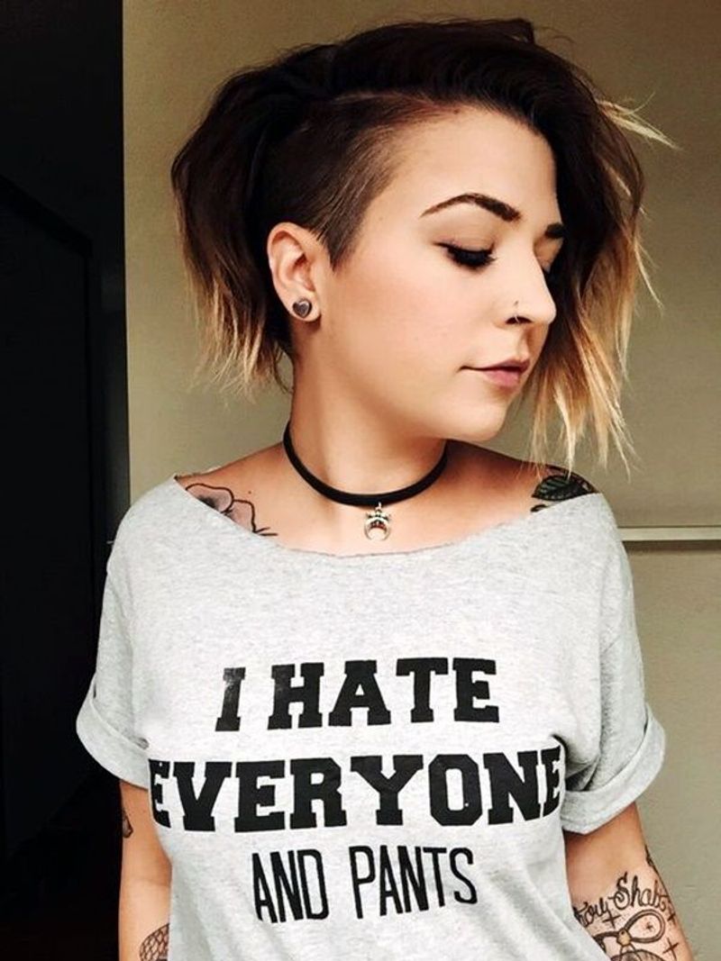 The Edgy Rebel Bob