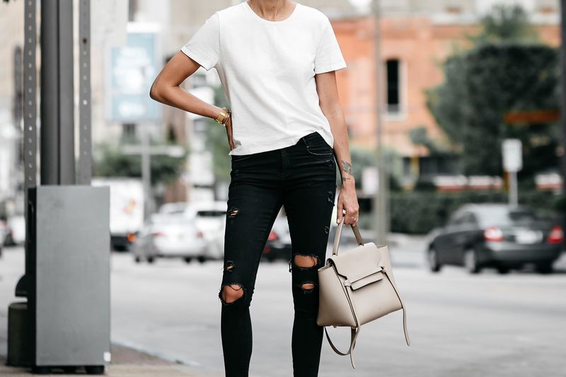 The Effortless White Tee Ensemble