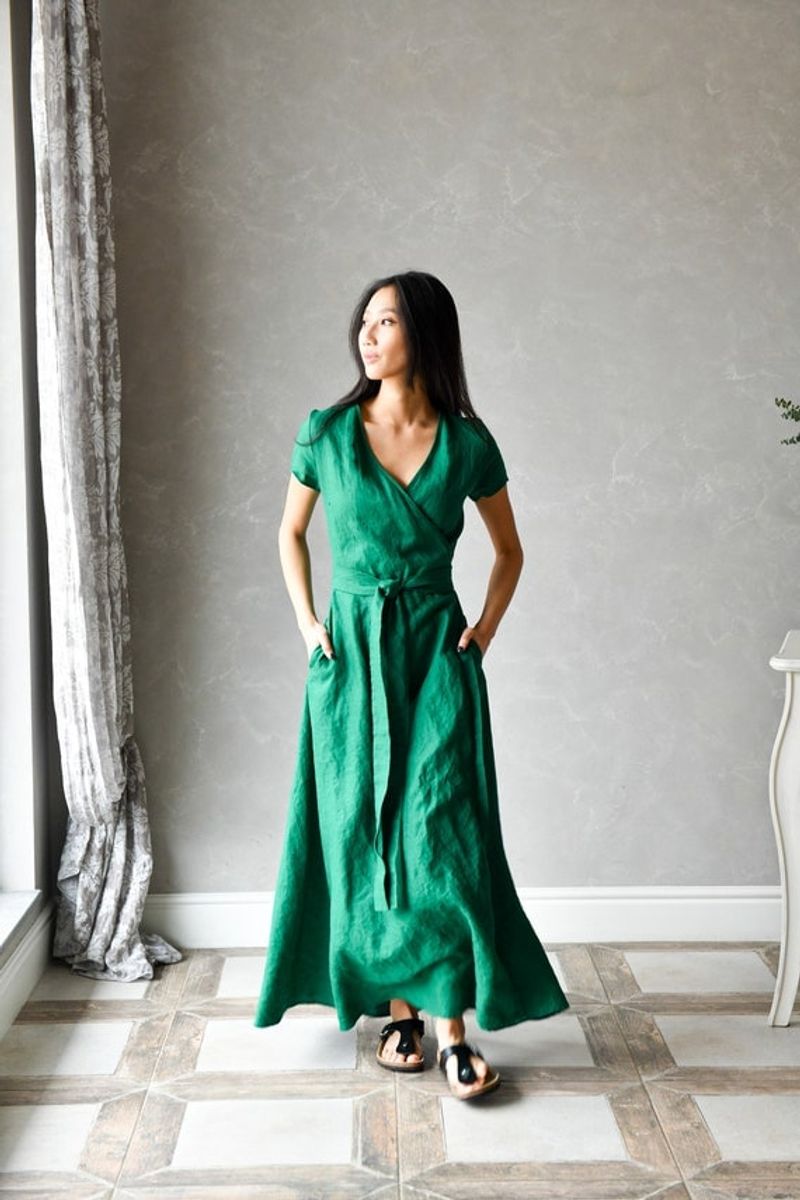 The Maxi Wrap Dress