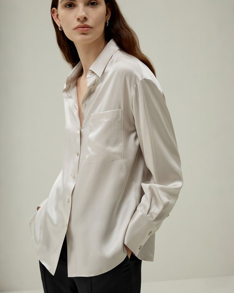 The Minimalist Silk Blouse