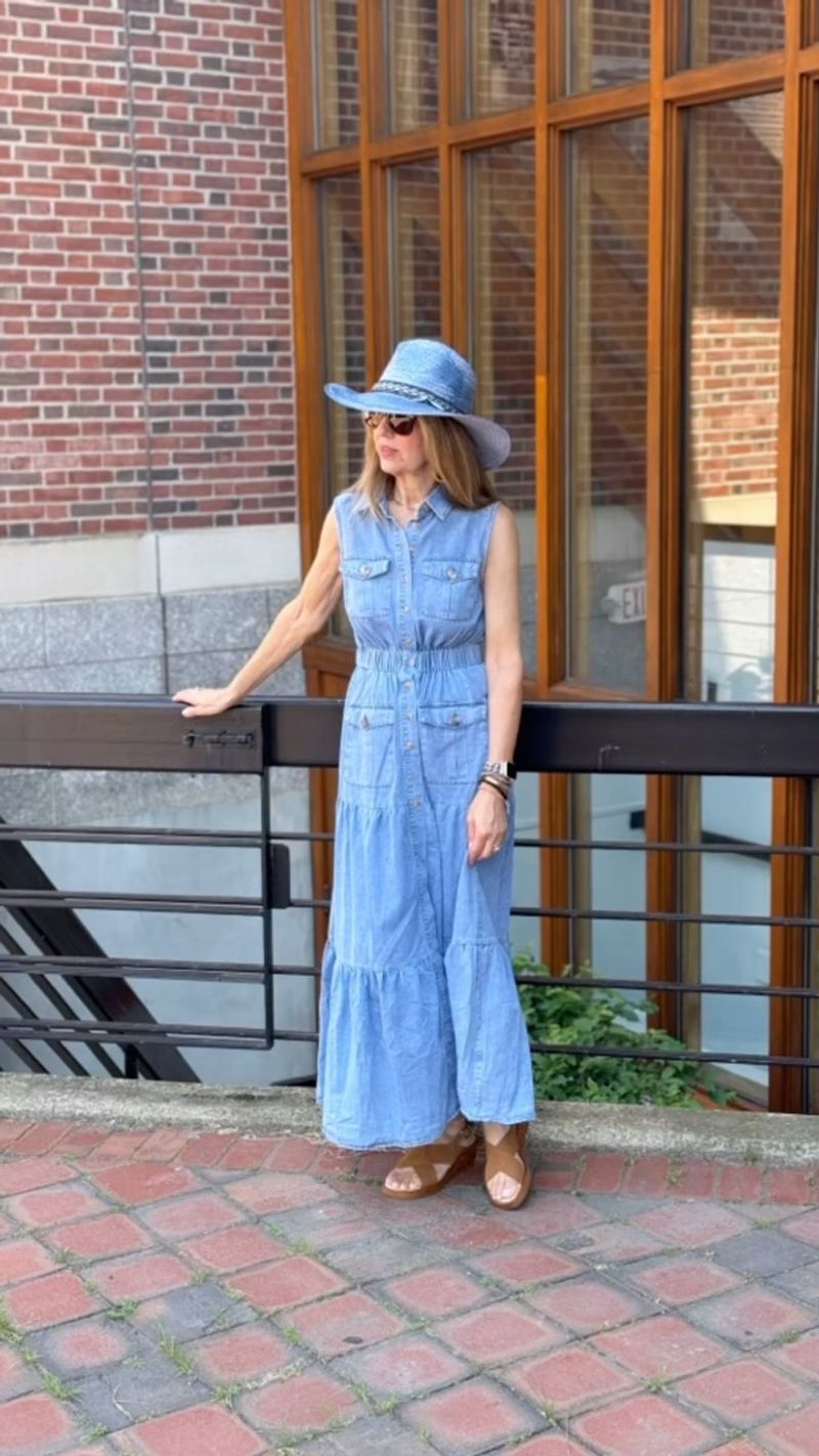 The Comfortable Denim Dress