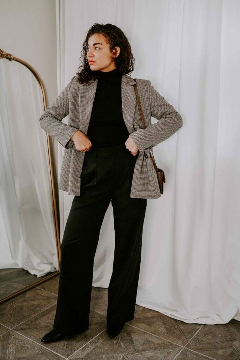 Turtleneck & Trouser Harmony