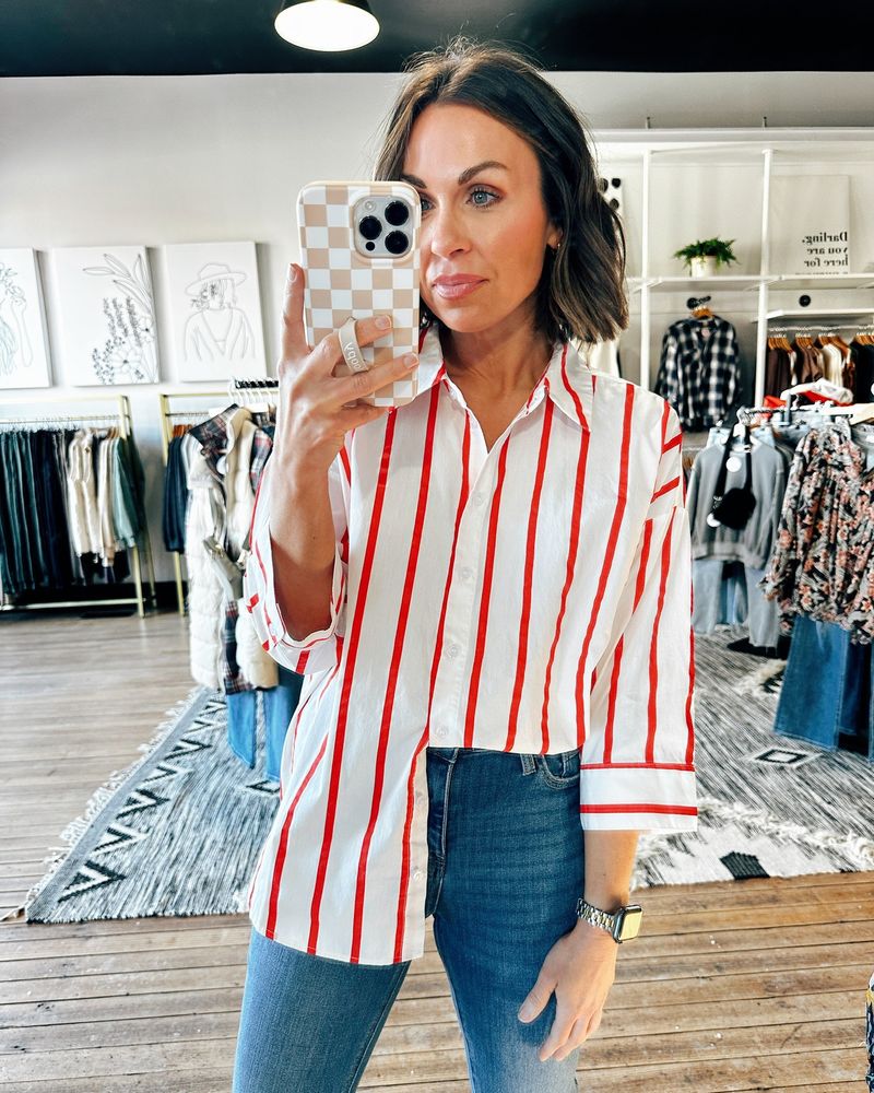 The Bold Striped Blouse