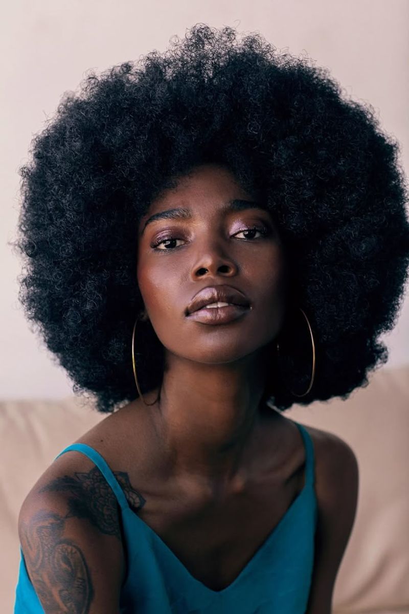 El afro natural