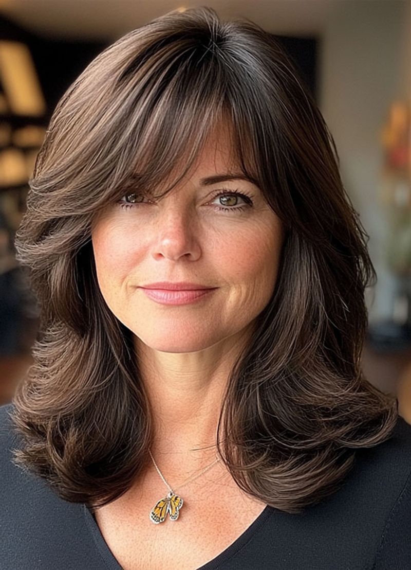 Soft Side-Swept Bangs