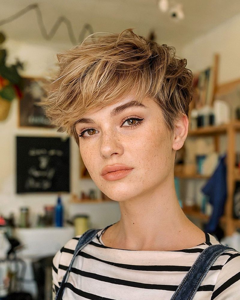 Pixie With Textured Crown