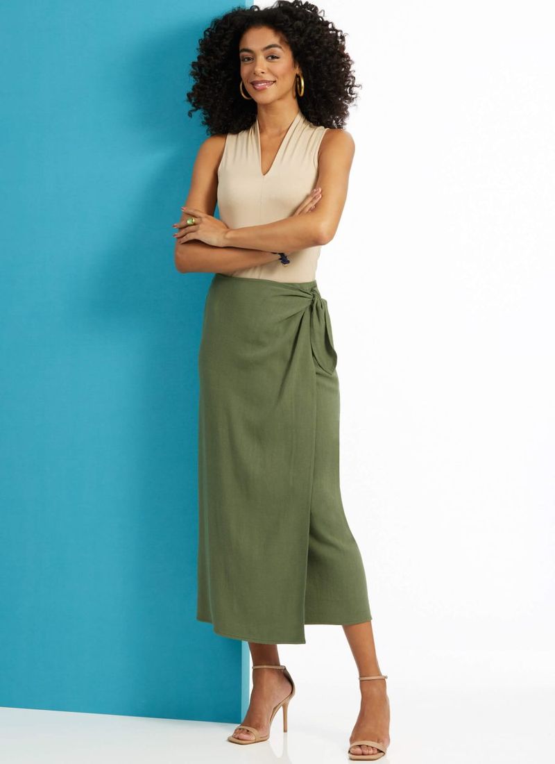 Midi Wrap Skirts
