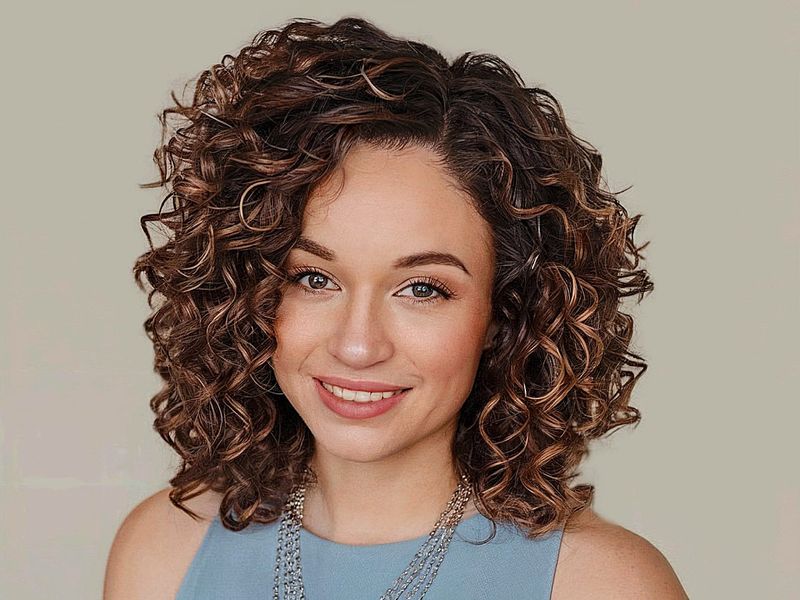 The Shoulder-Length Curly Cut