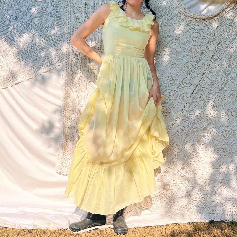 Peasant-Style Prairie Dress