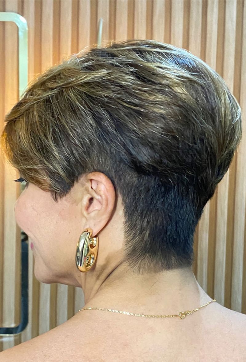 Tapered Nape Pixie