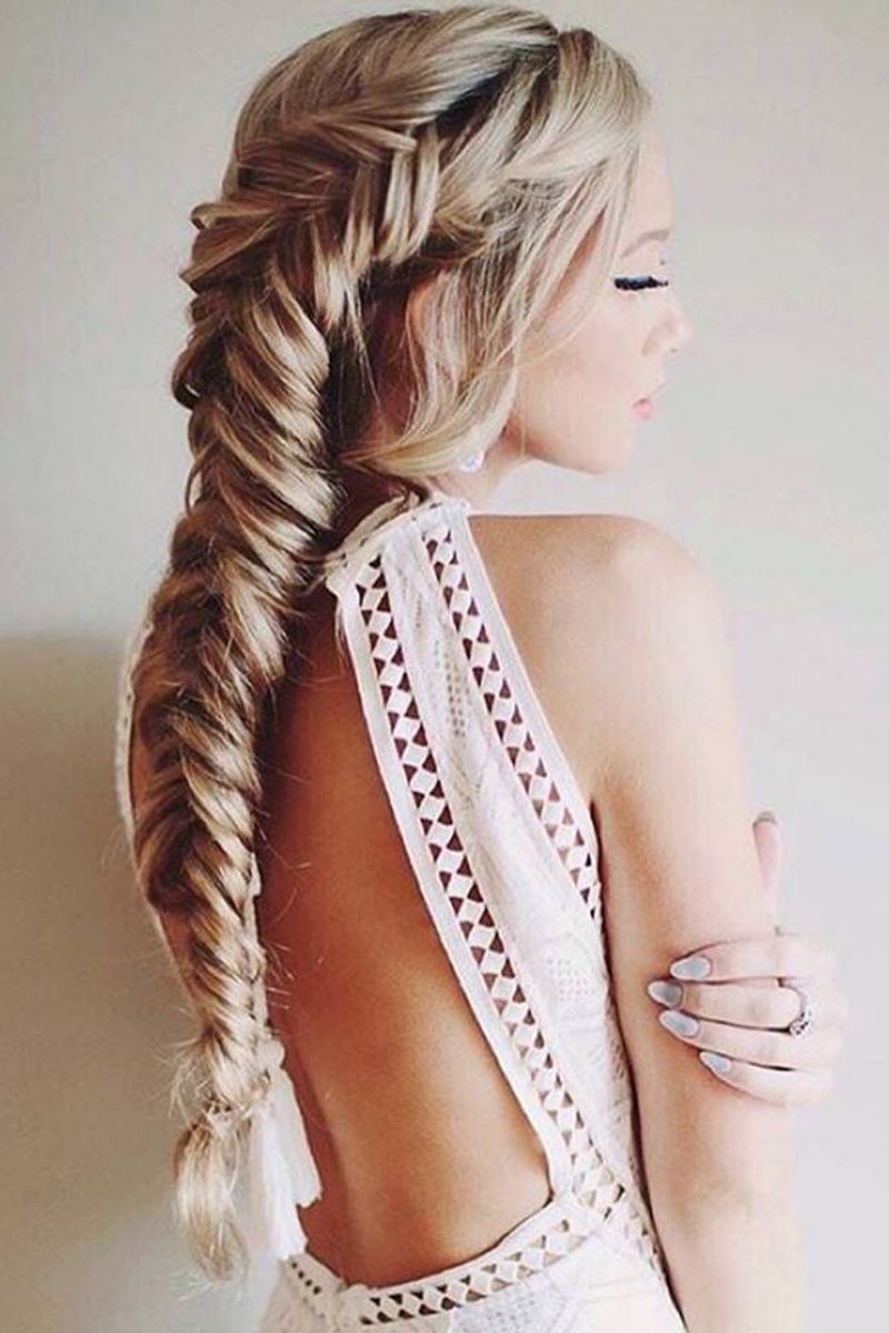 The Bohemian Fishtail Braid