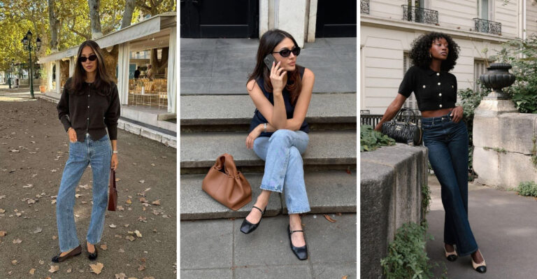 The Only 17 Denim Fits That Still Look Good With Ballet Flats
