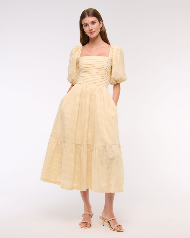The Puff-Sleeve Midi