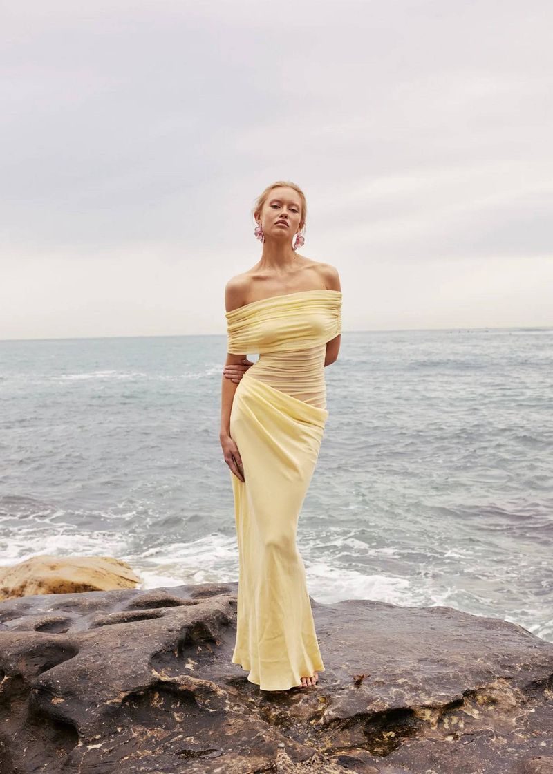 Off-Shoulder Beach Beauty