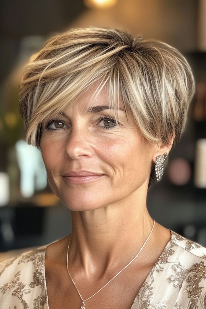 Feathered Pixie with Long Crown
