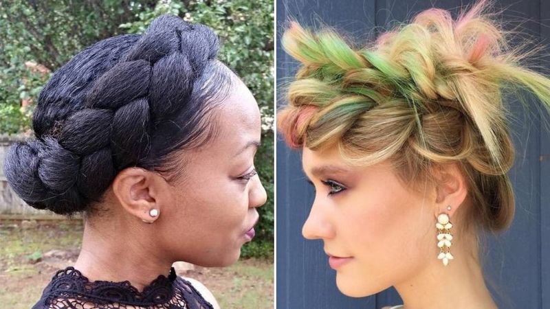 The Voluminous Crown Braid