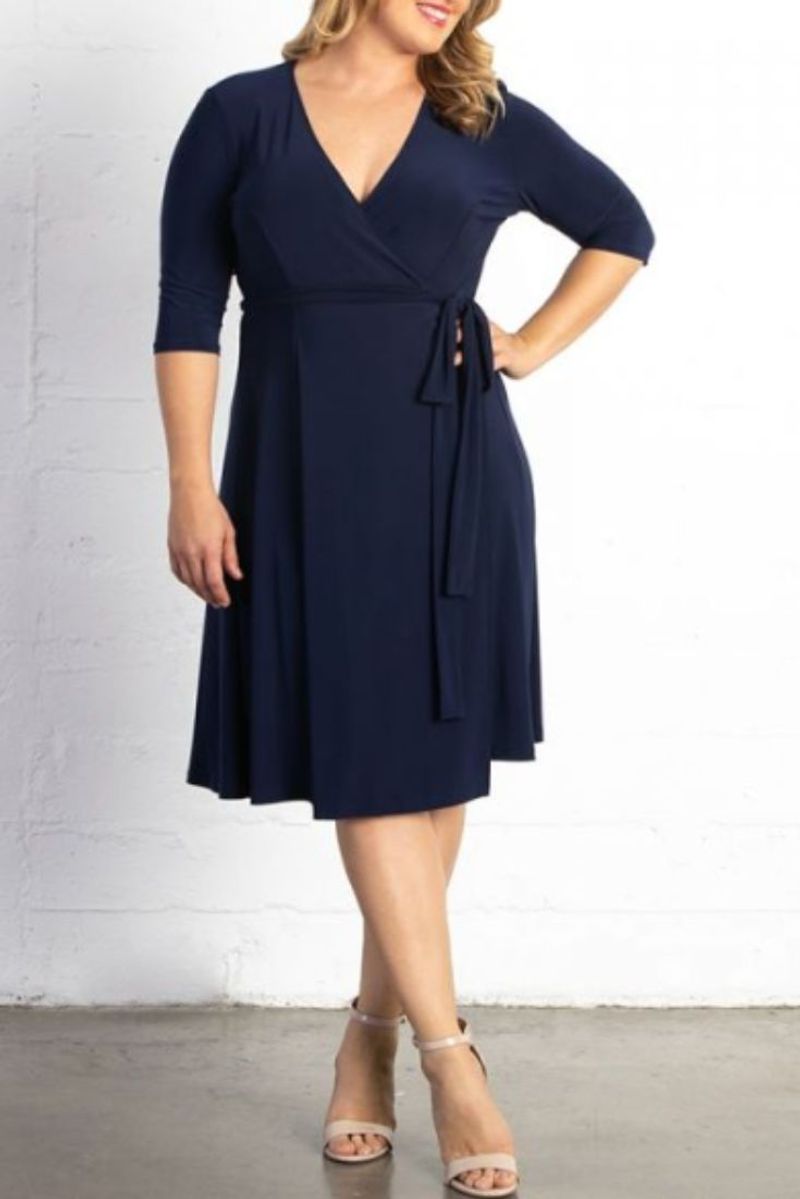 The Wrap Dress with Empire Waist