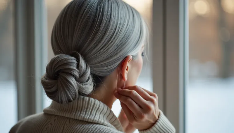 The Graceful Low Bun
