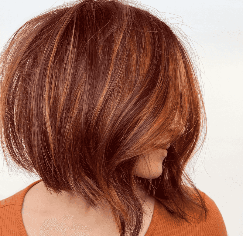 Bob a strati con linea ad A