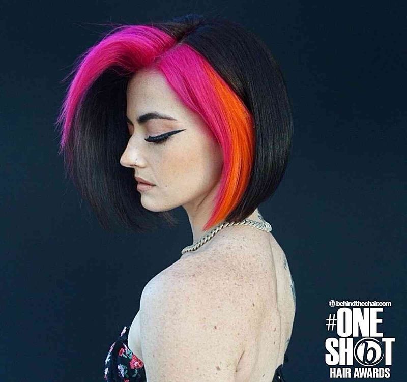 The Color Block Bob