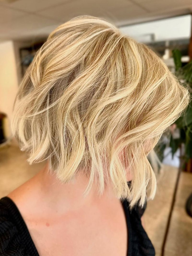 The Blunt Bob with Highlights