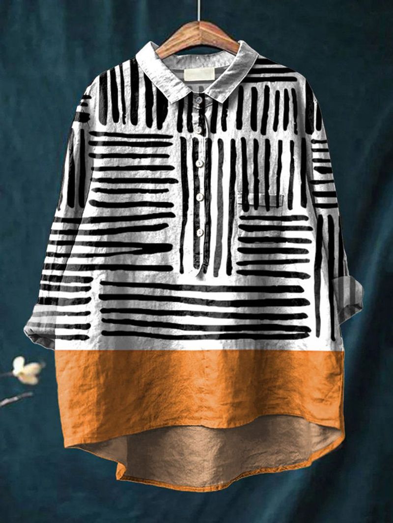 The Artistic Print Blouse