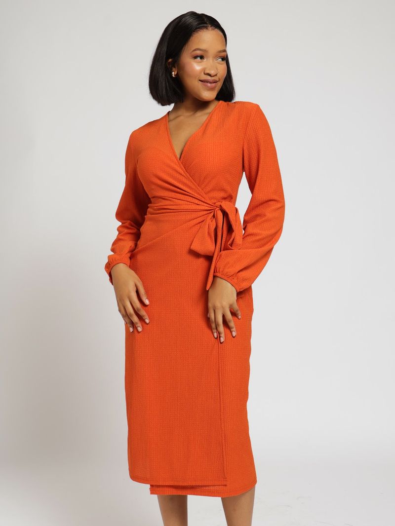 The Knit Wrap Dress