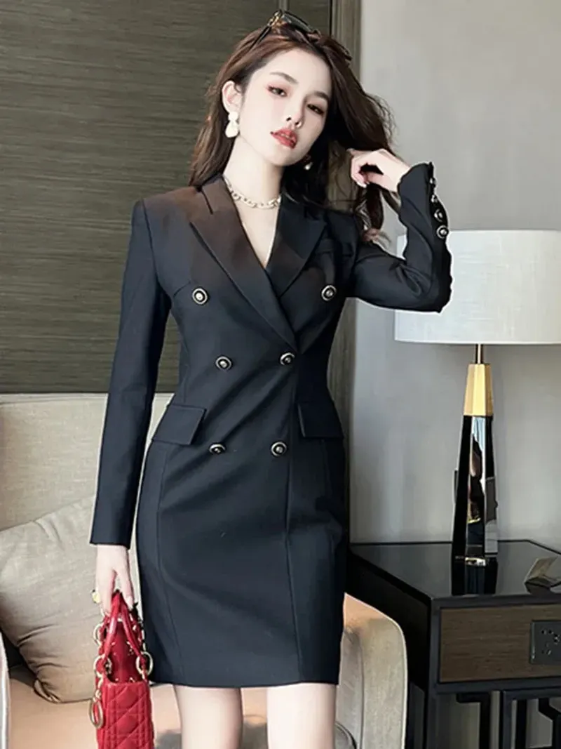 The 'Power Meeting' Blazer Dress