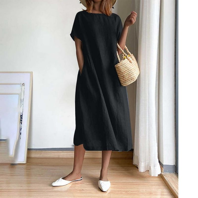 Breezy Linen Shift