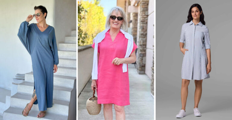 These 18 Loose Shift Dresses For Women Over 60 Are Comfier Than Loungewear