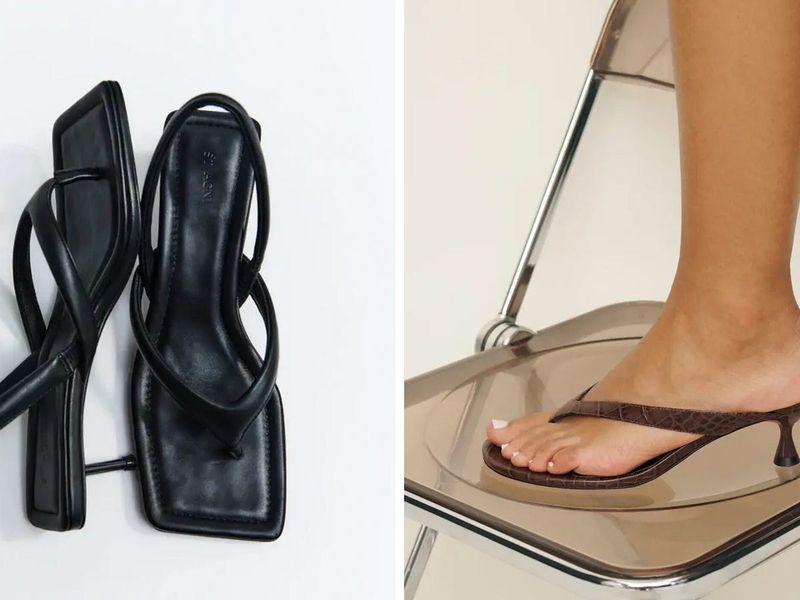 Heeled Flip-Flops