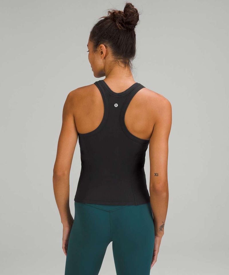 Racer-Back Ribbed Tank: Athleisure Ally