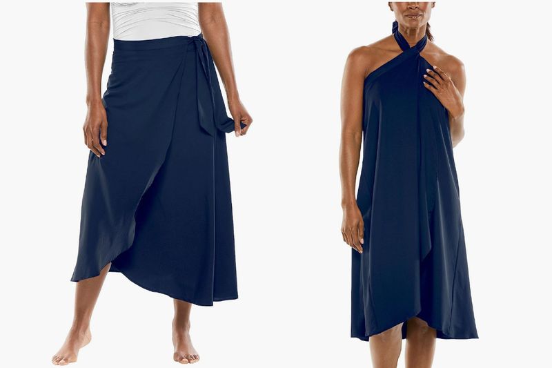 Convertible Skirt-Dress for Versatile Packers