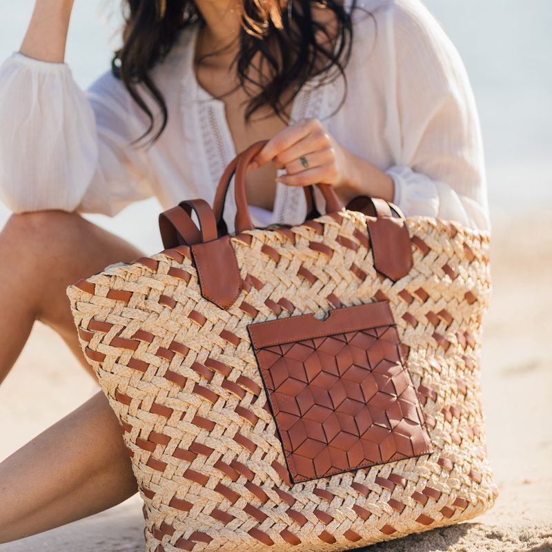 Straw Basket Purse