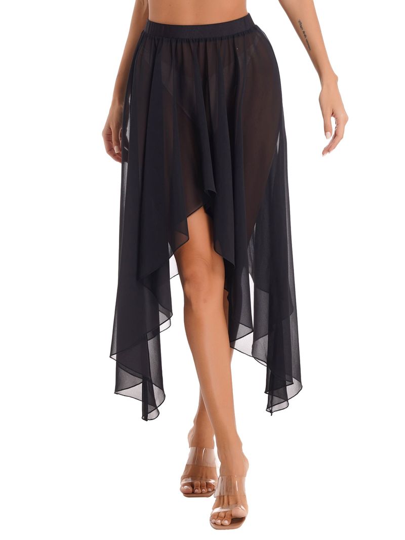 Asymmetrical Hem Skirt
