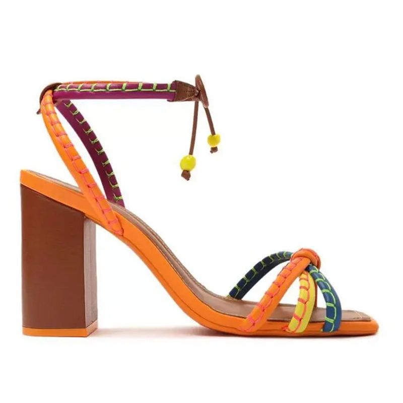 Vibrant Strappy Sandals